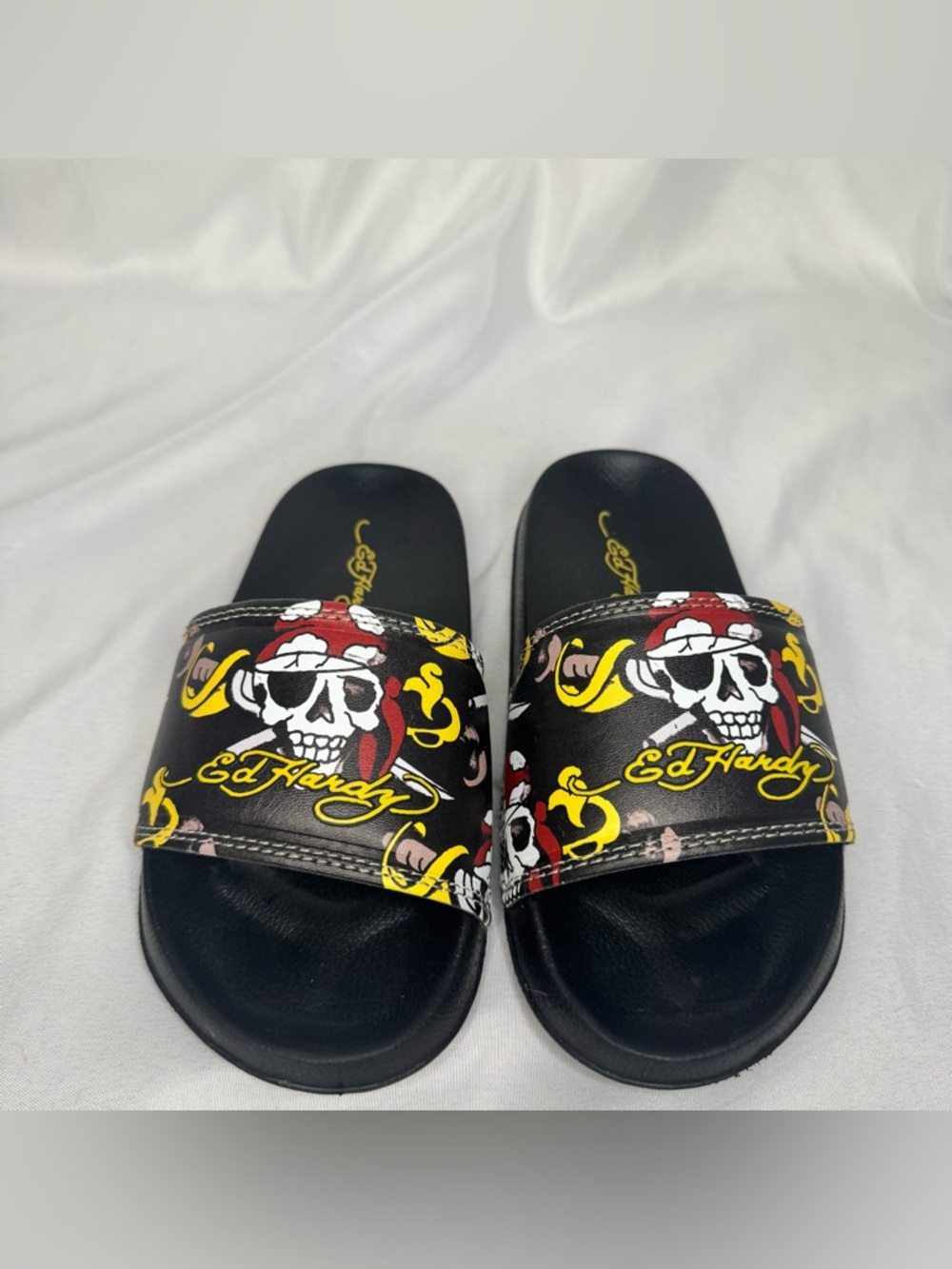 Kids Ed Hardy Flip Flops Size 12